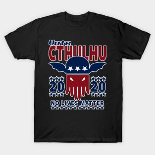 VOTE CTHULHU 2020 - CTHULHU AND LOVECRAFT T-Shirt